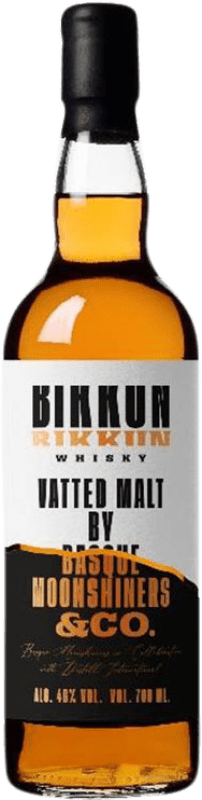 46,95 € Бесплатная доставка | Купажированный виски Basque Moonshiners Bikkun Vatted Испания 70 cl Malt — Солод