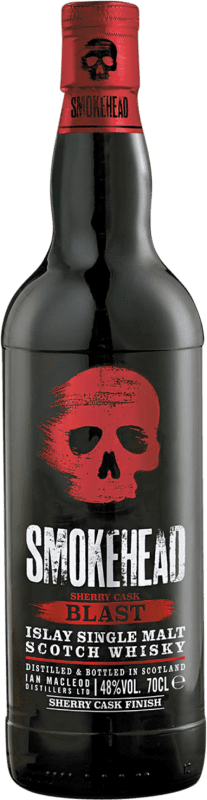 109,95 € 免费送货 | 单一麦芽威士忌 Ian Macleod Smokehead Blast Sherry Cask Finish — 橡木桶陈酿收尾 艾莱 英国 70 cl