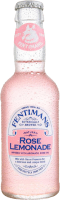 Getränke und Mixer 4 Einheiten Box Fentimans Rose Lemonade Tonic Water 20 cl