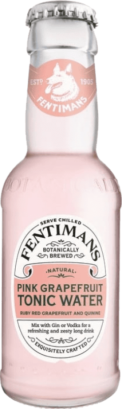 6,95 € 送料無料 | 4個入りボックス 飲み物とミキサー Fentimans Pink Grapefruit Tonic Water 小型ボトル 20 cl