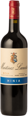 25,95 € Бесплатная доставка | Красное вино Martínez Lacuesta Hinia D.O.Ca. Rioja Ла-Риоха Испания Tempranillo, Graciano, Mazuelo бутылка 75 cl