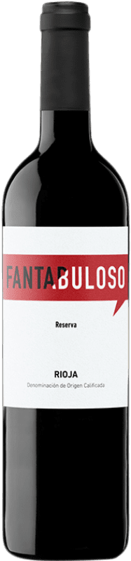 16,95 € Бесплатная доставка | Красное вино Fantabuloso Резерва D.O.Ca. Rioja Ла-Риоха Испания Tempranillo — Темпранильо, Graciano — Грасиано Бутылка 75 cl