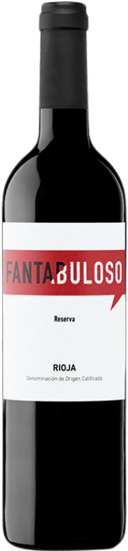 13,95 € Kostenloser Versand | Rotwein Fantabuloso Reserve D.O.Ca. Rioja La Rioja Spanien Tempranillo, Graciano Flasche 75 cl