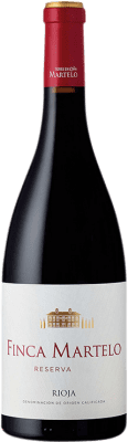 33,95 € Kostenloser Versand | Rotwein Torre de Oña Finca Martelo Reserve D.O.Ca. Rioja Baskenland Spanien Tempranillo, Grenache, Mazuelo, Viura Flasche 75 cl