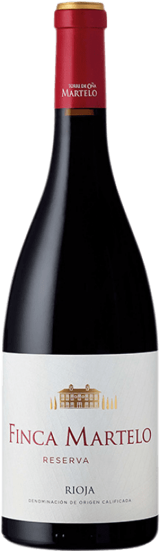 33,95 € Envoi gratuit | Vin rouge Torre de Oña Finca Martelo Réserve D.O.Ca. Rioja Pays Basque Espagne Tempranillo, Grenache, Mazuelo, Viura Bouteille 75 cl