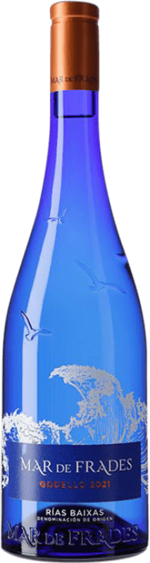 29,95 € Envio grátis | Vinho branco Mar de Frades Atlántico D.O. Rías Baixas Galiza Espanha Godello Garrafa 75 cl