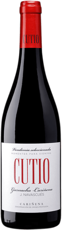 8,95 € Spedizione Gratuita | Vino rosso Navascués Mas de Mancuso Cutio D.O. Cariñena Aragona Spagna Grenache, Carignan Bottiglia 75 cl