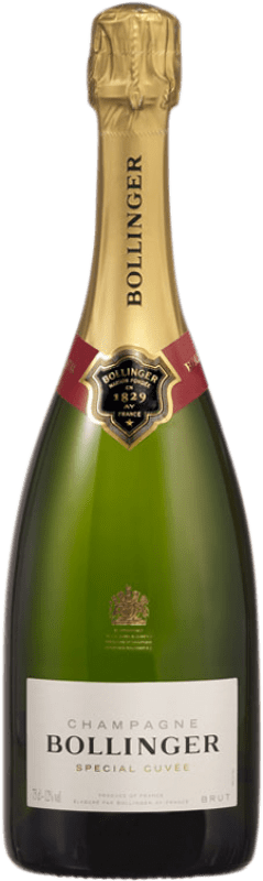 78,95 € 免费送货 | 白起泡酒 Bollinger Special Cuvée A.O.C. Champagne 香槟酒 法国 Pinot Black, Chardonnay, Pinot Meunier 瓶子 75 cl
