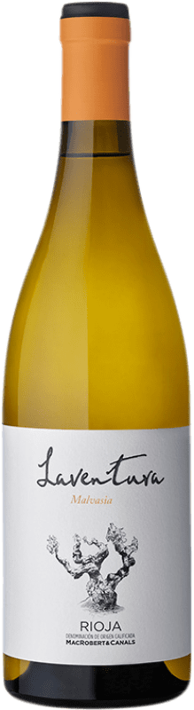 24,95 € Envío gratis | Vino blanco MacRobert & Canals Laventura D.O.Ca. Rioja La Rioja España Malvasía Botella 75 cl