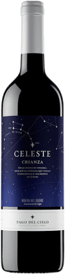21,95 € 免费送货 | 红酒 Pago del Cielo Celeste 岁 D.O. Ribera del Duero 卡斯蒂利亚莱昂 西班牙 Tempranillo 瓶子 75 cl