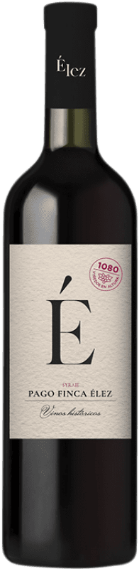 13,95 € Envío gratis | Vino tinto 1080 Vinos en Altura É D.O.P. Vino de Pago Finca Élez Castilla la Mancha España Syrah Botella 75 cl