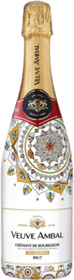 32,95 € Бесплатная доставка | Белое игристое Veuve Ambal Collection Mandala брют A.O.C. Crémant de Bourgogne Бургундия Франция Pinot Black, Gamay, Chardonnay, Aligoté бутылка 75 cl