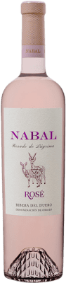 10,95 € Spedizione Gratuita | Vino rosato Nabal Rosé D.O. Ribera del Duero Castilla y León Spagna Tempranillo, Grenache, Albillo Bottiglia 75 cl