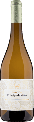 11,95 € 免费送货 | 白酒 Príncipe de Viana Edición Blanca D.O. Navarra 纳瓦拉 西班牙 Chardonnay, Sauvignon White 瓶子 75 cl