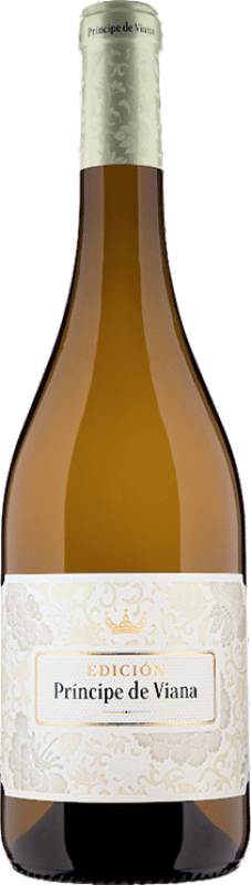 7,95 € Free Shipping | White wine Príncipe de Viana Edición Blanca D.O. Navarra Navarre Spain Chardonnay, Sauvignon White Bottle 75 cl