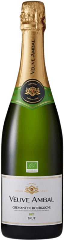 24,95 € 免费送货 | 白起泡酒 Veuve Ambal Crémant Bio 香槟 A.O.C. Bourgogne 勃艮第 法国 Pinot Black, Chardonnay 瓶子 75 cl