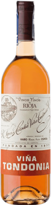45,95 € Free Shipping | Rosé Wine López de Heredia Viña Tondonia Grand Reserve — Long Barrel-Aged D.O.Ca. Rioja The Rioja Spain Tempranillo, Garnacha — Grenache, Macabeo 75 cl