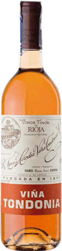 43,95 € Envio grátis | Vinho rosé López de Heredia Viña Tondonia Grande Reserva D.O.Ca. Rioja La Rioja Espanha Tempranillo, Grenache, Macabeo Garrafa 75 cl