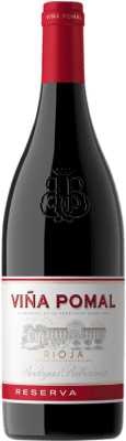 42,95 € Бесплатная доставка | Красное вино Bodegas Bilbaínas Viña Pomal Резерв D.O.Ca. Rioja Ла-Риоха Испания Tempranillo бутылка Магнум 1,5 L