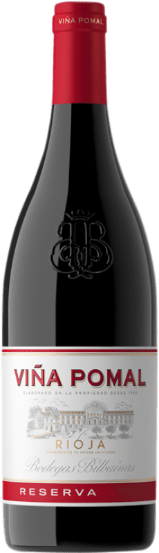 43,95 € Spedizione Gratuita | Vino rosso Bodegas Bilbaínas Viña Pomal Riserva D.O.Ca. Rioja La Rioja Spagna Tempranillo Bottiglia Magnum 1,5 L