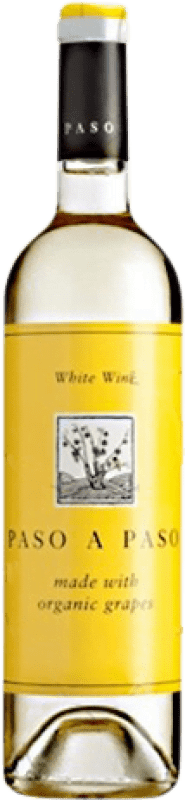 15,95 € Envío gratis | Vino blanco Volver Paso a Paso Orgánico Joven I.G.P. Vino de la Tierra de Castilla Castilla la Mancha y Madrid España Macabeo, Verdejo Botella 75 cl