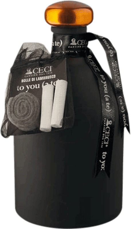 12,95 € Бесплатная доставка | Красное игристое вино Ceci to You D.O.C. Lambrusco di Sorbara Италия Lambrusco — Ламбруско Бутылка 75 cl