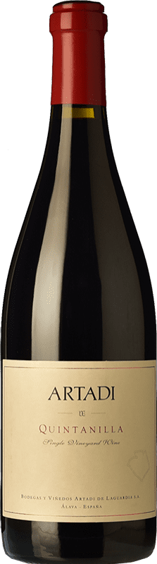 74,95 € Envio grátis | Vinho tinto Artadi Quintanilla D.O.Ca. Rioja La Rioja Espanha Tempranillo Garrafa 75 cl