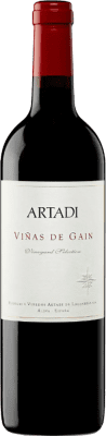 34,95 € Spedizione Gratuita | Vino Rosso Artadi Viñas de Gain Crianza — Invecchiato in Botte D.O.Ca. Rioja La Rioja Spagna Tempranillo Eco — Biologico Bottiglia 75 cl
