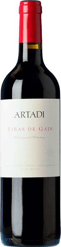 29,95 € Spedizione Gratuita | Vino rosso Artadi Viñas de Gain Crianza D.O.Ca. Rioja La Rioja Spagna Tempranillo Bottiglia 75 cl