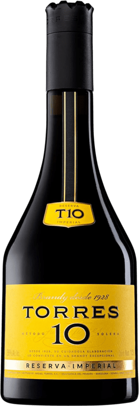 29,95 € 免费送货 | 白兰地 Torres 西班牙 10 岁 特别的瓶子 1,5 L