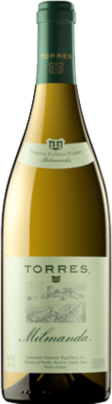 78,95 € Free Shipping | White wine Torres Milmanda Aged D.O. Conca de Barberà Catalonia Spain Chardonnay Bottle 75 cl