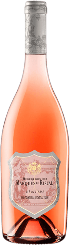 33,95 € Бесплатная доставка | Розовое вино Marqués de Riscal VV Viñas Viejas — Старые лозы молодое I.G.P. Vino de la Tierra de Castilla y León Кастилия-Леон Испания Tempranillo — Темпранильо, Garnacha — Гренаш Бутылка 75 cl