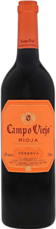 14,95 € Kostenloser Versand | Rotwein Campo Viejo Reserve — Gereift D.O.Ca. Rioja La Rioja Spanien Tempranillo, Graciano, Mazuelo, Cariñena — Carignan Flasche 75 cl