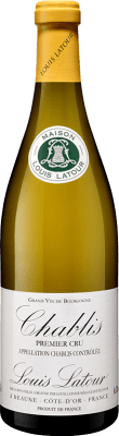 59,95 € Free Shipping | White wine Louis Latour 1er Cru Aged A.O.C. Chablis Premier Cru France Chardonnay Bottle 75 cl