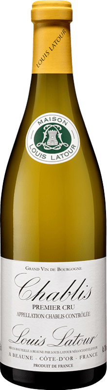 58,95 € Бесплатная доставка | Белое вино Louis Latour старения A.O.C. Chablis Premier Cru Франция Chardonnay бутылка 75 cl