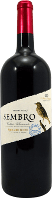 17,95 € Free Shipping | Red wine Viñas del Jaro Sembro D.O. Ribera del Duero Castilla y León Spain Tempranillo Magnum Bottle 1,5 L