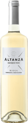 10,95 € Бесплатная доставка | Белое вино Altanza Lealtanza Молодой D.O.Ca. Rioja Ла-Риоха Испания Viura, Sauvignon White бутылка 75 cl