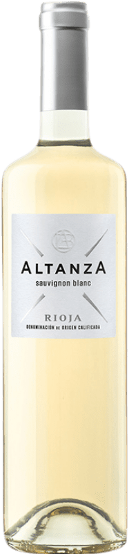 10,95 € 免费送货 | 白酒 Altanza Lealtanza 年轻的 D.O.Ca. Rioja 拉里奥哈 西班牙 Viura, Sauvignon White 瓶子 75 cl