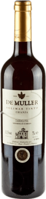8,95 € Spedizione Gratuita | Vino rosso De Muller Viña Solimar Crianza D.O. Tarragona Catalogna Spagna Bottiglia 75 cl