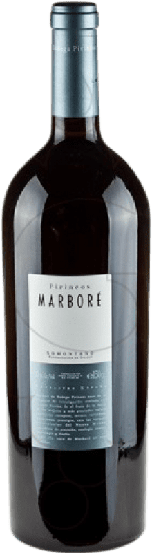 43,95 € 免费送货 | 红酒 Pirineos Marbore D.O. Somontano 阿拉贡 西班牙 Tempranillo, Merlot, Cabernet Sauvignon, Moristel, Parraleta 瓶子 Magnum 1,5 L