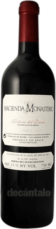 93,95 € 免费送货 | 红酒 Hacienda Monasterio 预订 D.O. Ribera del Duero 卡斯蒂利亚莱昂 西班牙 Tempranillo, Cabernet Sauvignon 瓶子 Magnum 1,5 L