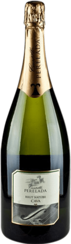 17,95 € 送料無料 | 白スパークリングワイン Perelada ブルットの自然 予約 D.O. Cava カタロニア スペイン Macabeo, Xarel·lo, Parellada マグナムボトル 1,5 L