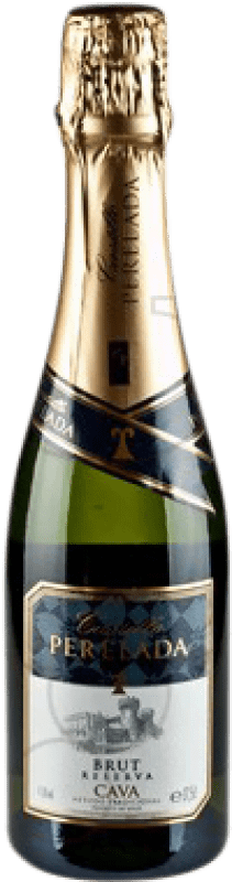 6,95 € 送料無料 | 白スパークリングワイン Perelada & Chivite Brut 予約 D.O. Cava カタロニア スペイン Macabeo, Xarel·lo, Parellada ハーフボトル 37 cl
