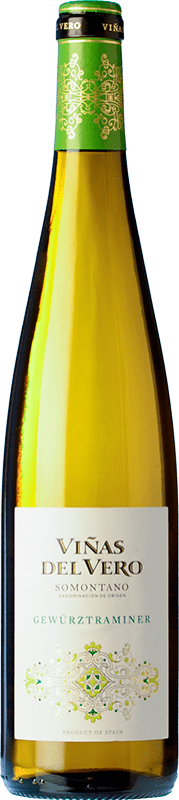 13,95 € Envío gratis | Vino blanco Viñas del Vero Colección Joven D.O. Somontano Aragón España Gewürztraminer Botella 75 cl