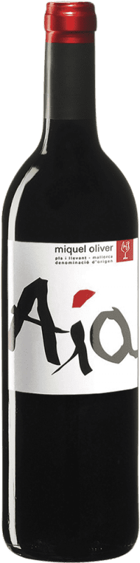 26,95 € Kostenloser Versand | Rotwein Miquel Oliver Aia Negre Alterung D.O. Pla i Llevant Balearen Spanien Merlot Flasche 75 cl