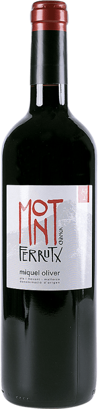 10,95 € Free Shipping | Red wine Miquel Oliver Mont Ferrutx Aged D.O. Pla i Llevant Balearic Islands Spain Bottle 75 cl