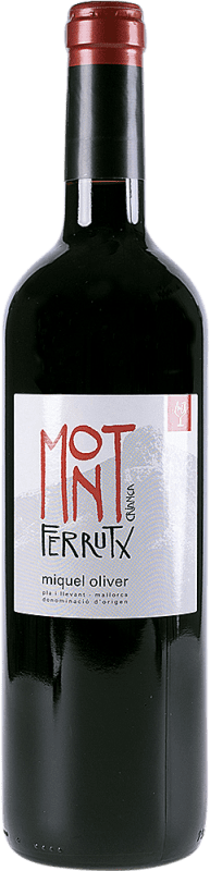 10,95 € Spedizione Gratuita | Vino Rosso Miquel Oliver Mont Ferrutx Crianza — Invecchiato in Botte D.O. Pla i Llevant Isole Baleari Spagna 75 cl