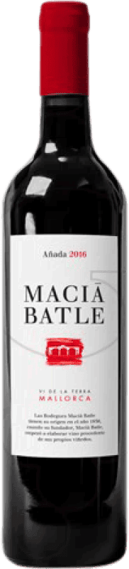 14,95 € Бесплатная доставка | Красное вино Macià Batle Negre старения D.O. Binissalem Балеарские острова Испания бутылка 75 cl