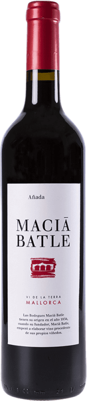 11,95 € Envío gratis | Vino tinto Macià Batle Negre Crianza D.O. Binissalem Islas Baleares España Botella 75 cl