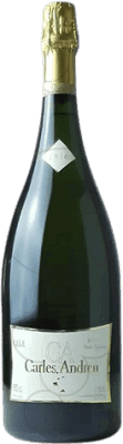 27,95 € Spedizione Gratuita | Spumante bianco Carles Andreu Brut Nature Riserva D.O. Cava Catalogna Spagna Macabeo, Chardonnay, Parellada Bottiglia Magnum 1,5 L